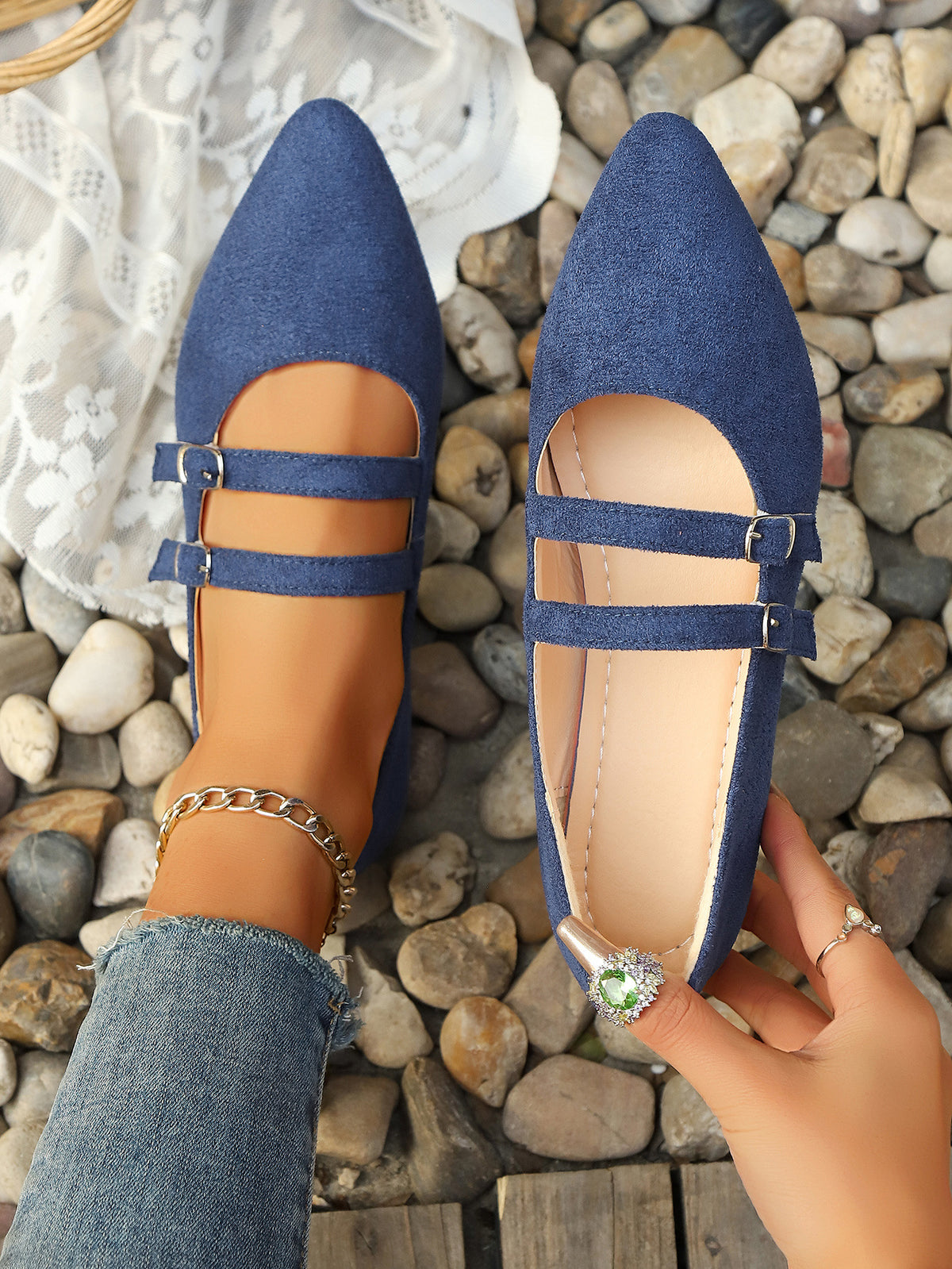 Leopard Print Mary Jane Flats