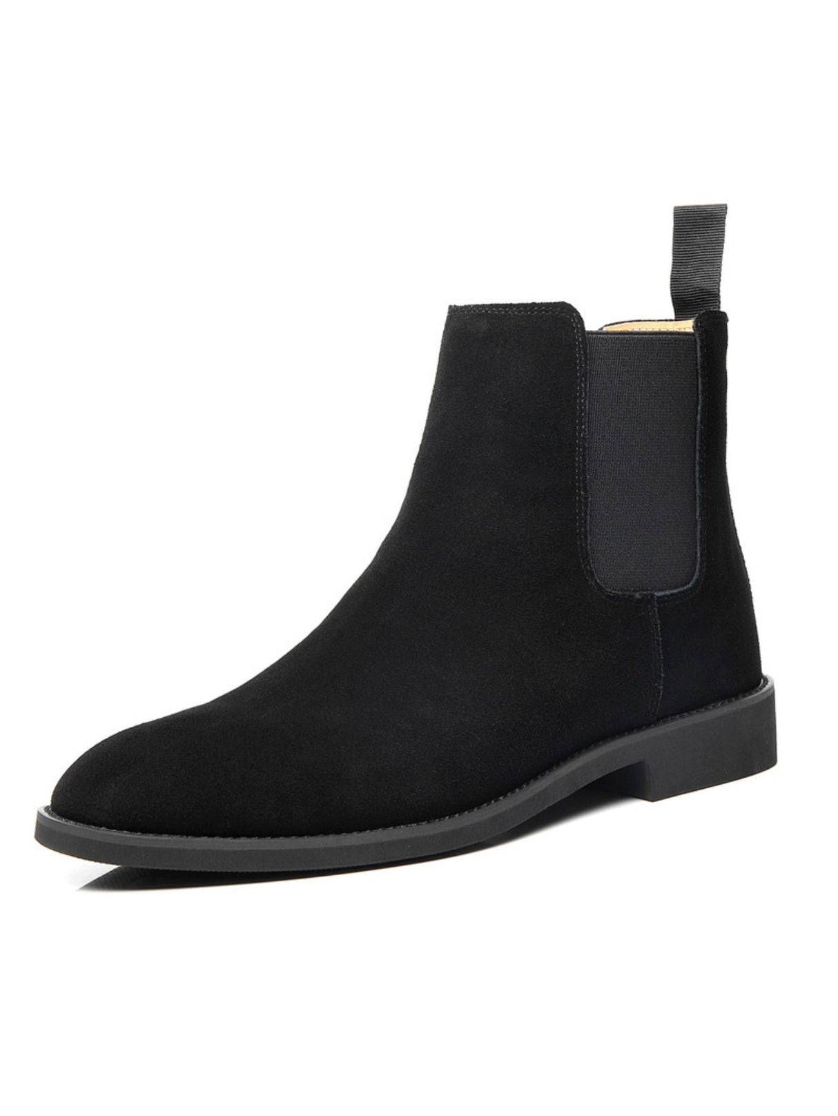 Classic Chelsea Boots Made Of Second-layer Cowhide.