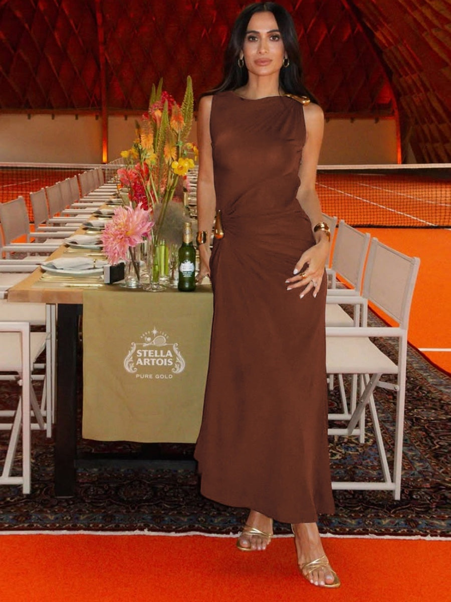 Liber Autumn Women's Pleated Maxi Dresses