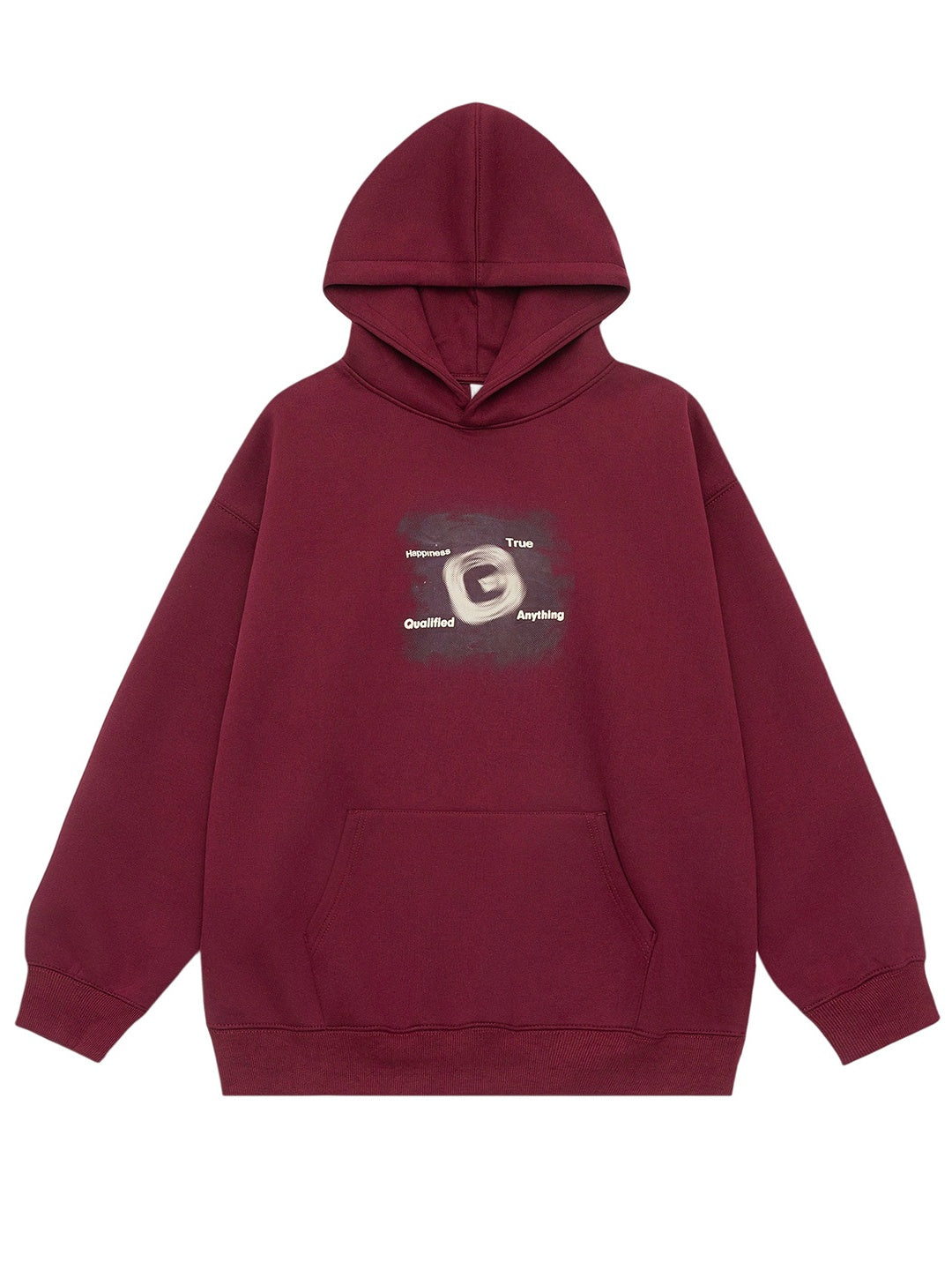 Letter Print Hooded Sweatshirts&Hoodies