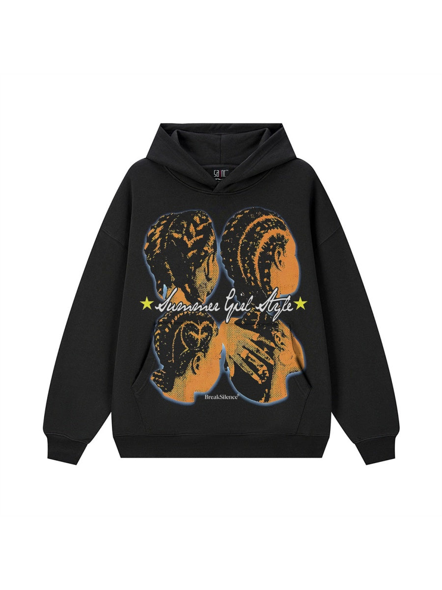 American Street Printed Sweatshirts&Hoodies