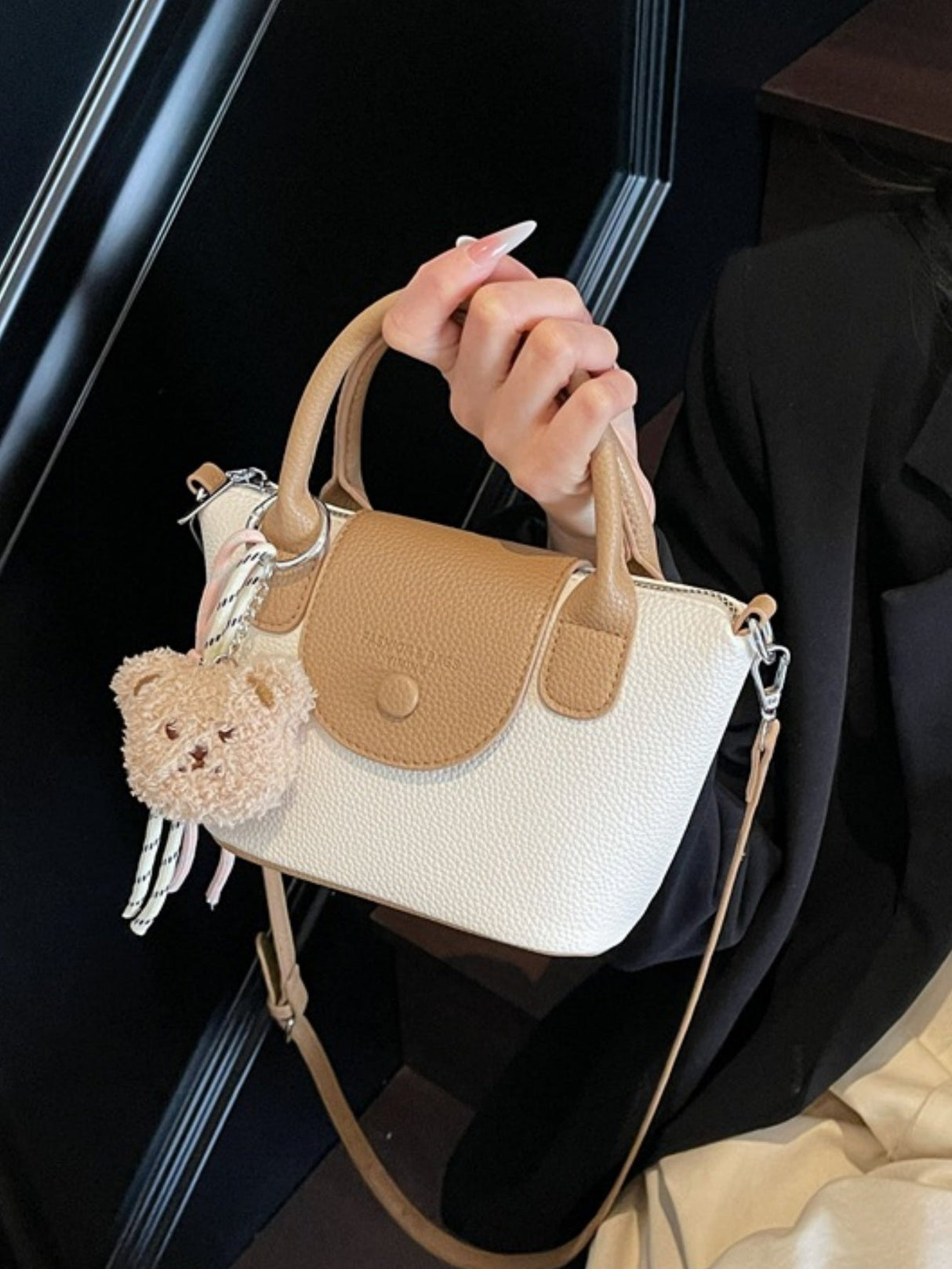 Lychee-patterned Crossbody Bag