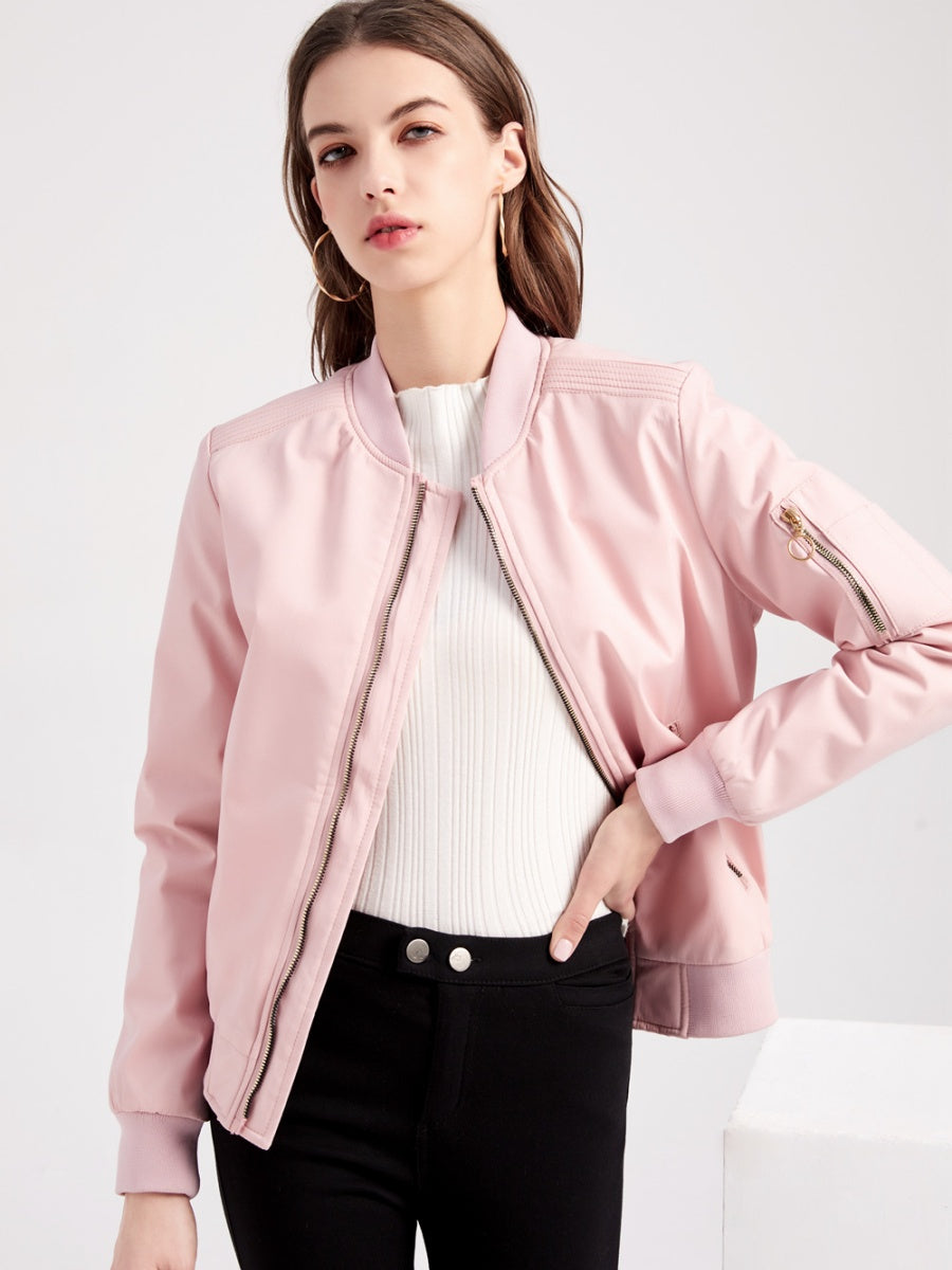 Leisure Thin Cotton Three-dimensional Decoration Jackets