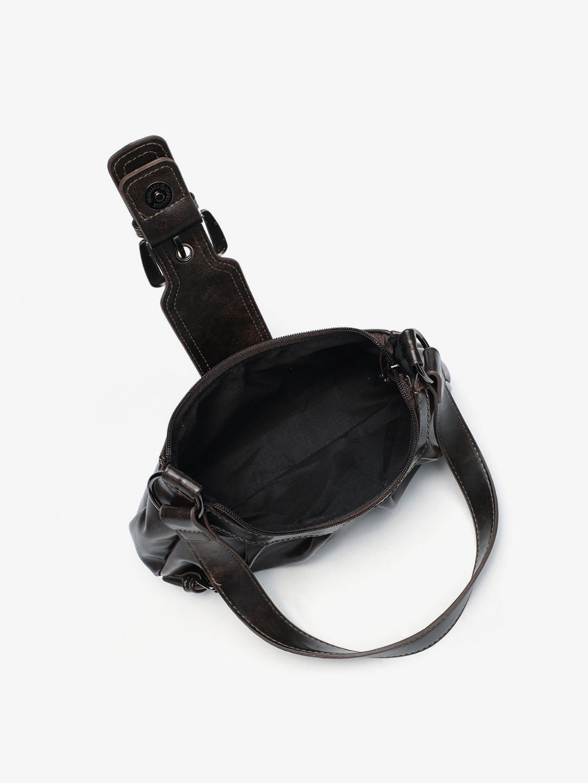 Stylish And Edgy Motorcycle Studded Shoulder Bag
