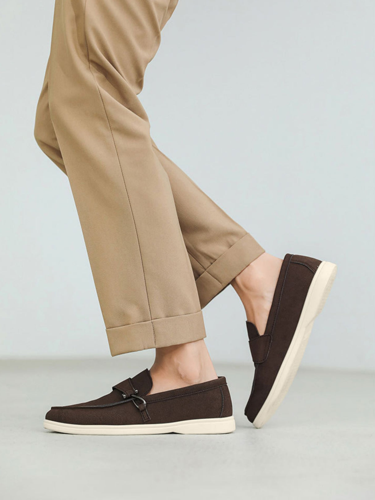 Suede Slip-on Loafers