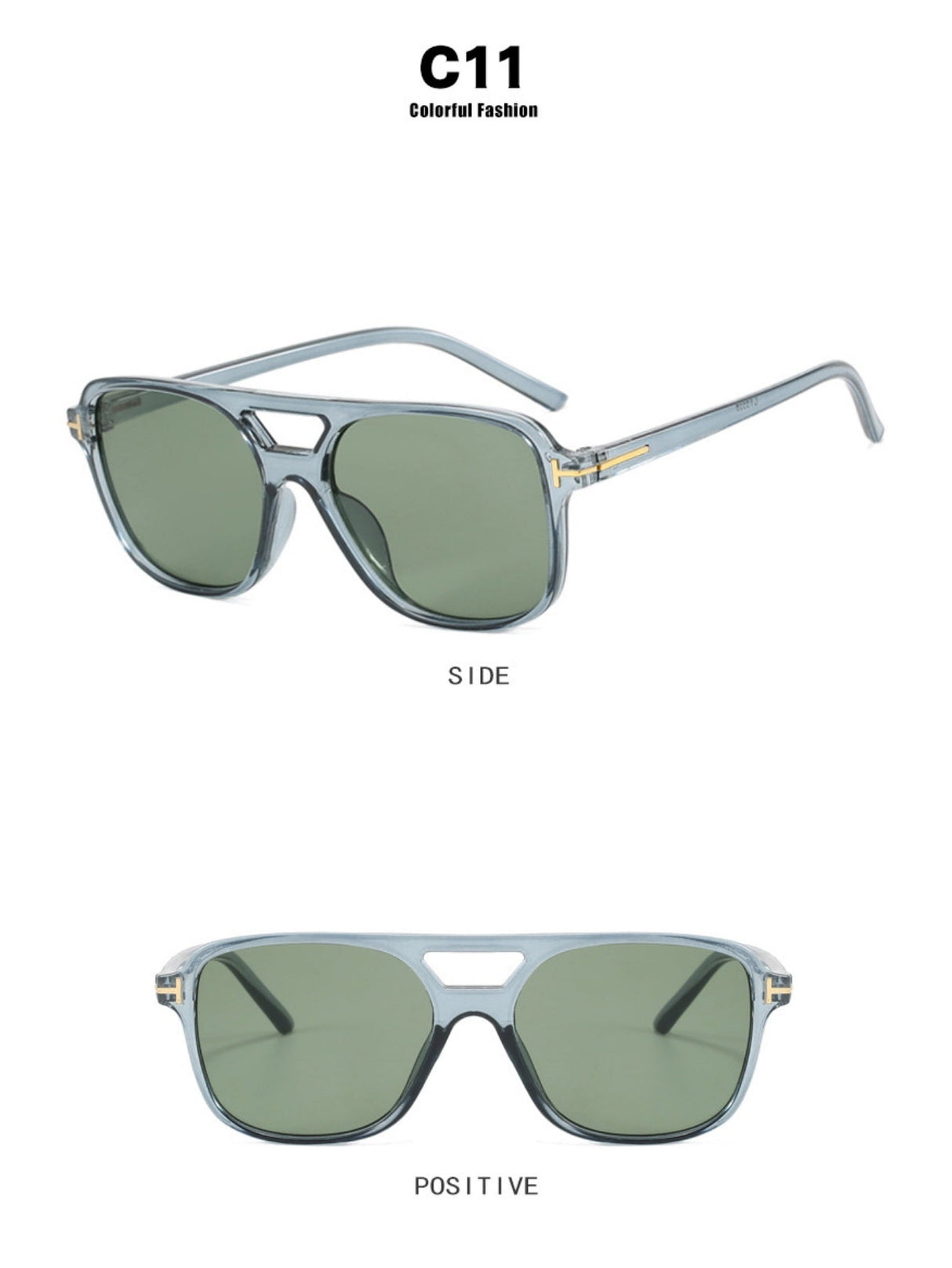 Doppelsteg-Sonnenbrille