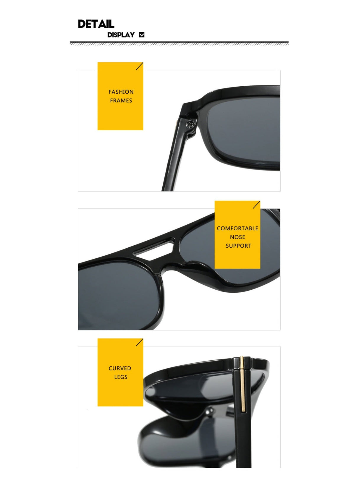 Doppelsteg-Sonnenbrille