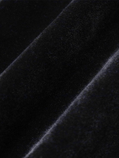 Mini-robes en velours à bustier
