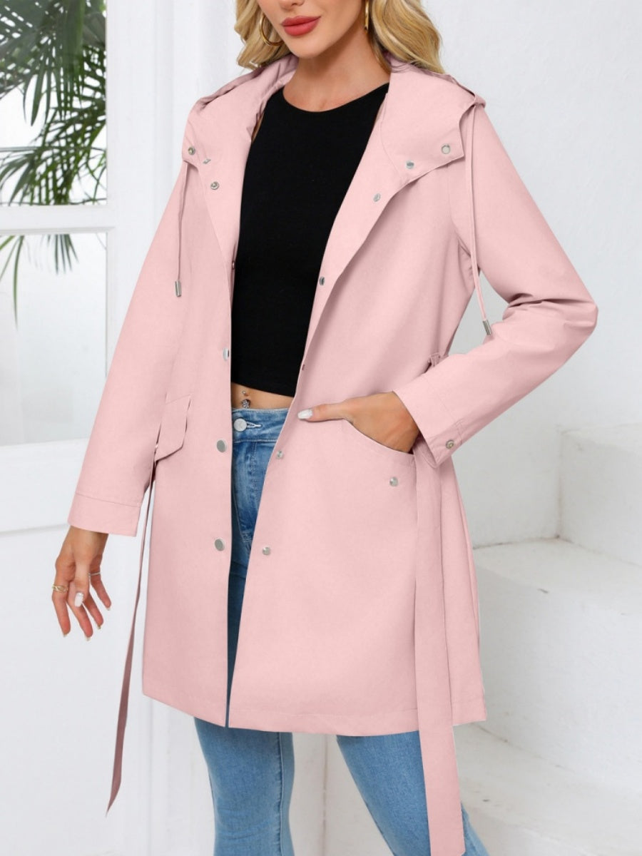 Removable Cap Water Proof Long Sleeve Thin Zipper Jackets