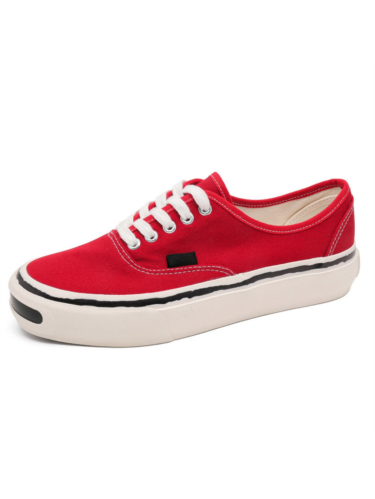 Color-blocked Canvas Shoes