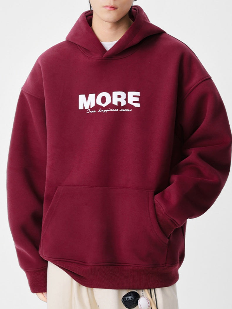 Letter Print Hooded Sweatshirts&Hoodies