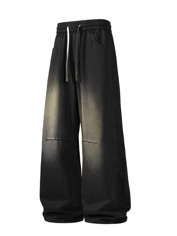 Lyocell Straight Loose Wide-leg Jeans