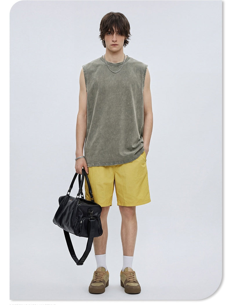 Retro Distressed Sports Tank Tops