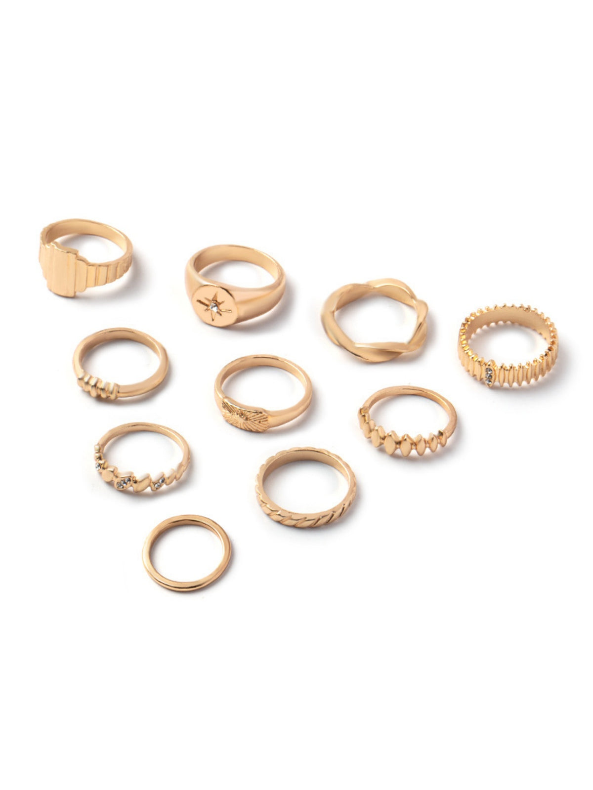 Alloy Ring Set