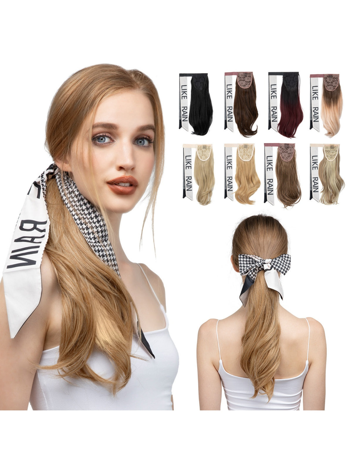 Long Curly Wig With Headband