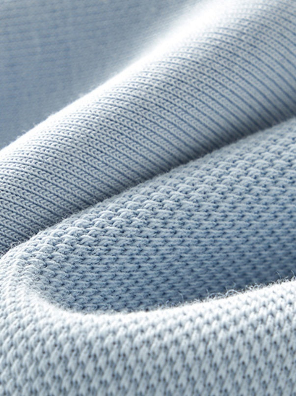 Lycra Pearl Stretch Half Zipper Comfort Keep Warm Sweatshirts&Hoodies