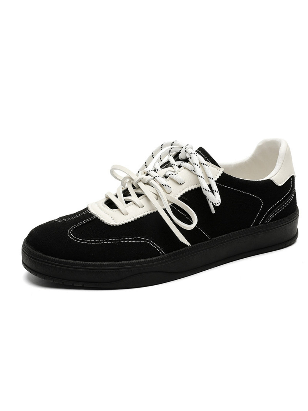 German Training Retro Color-blocked Lace-up Sneakers