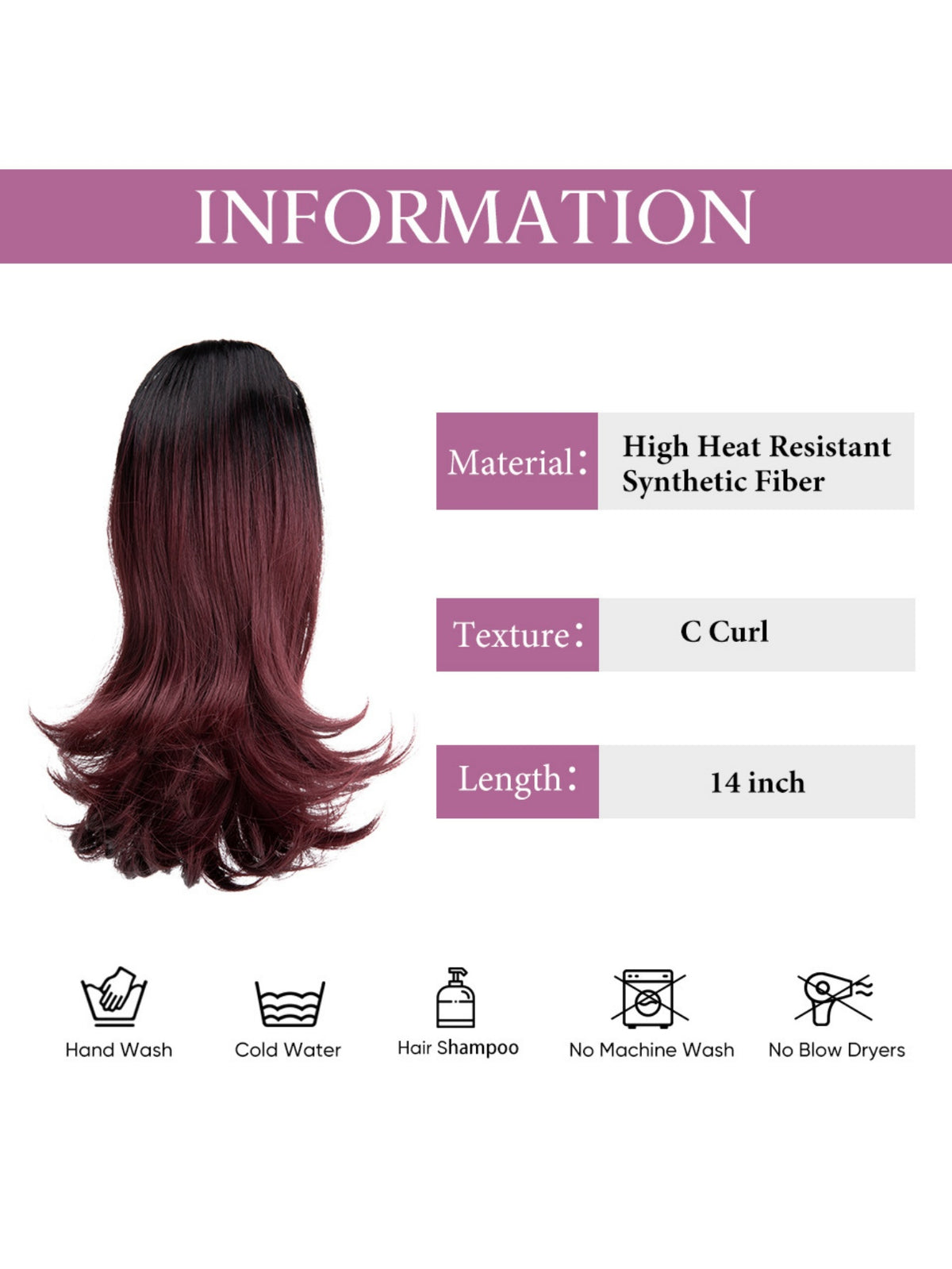 Slightly Curled Short Hair With Drawstring Ponytail, Made Of Synthetic High-temperature Silk Wig