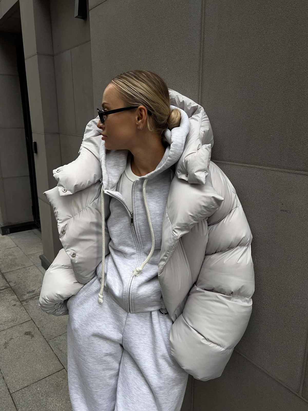 Trendy Puffer Jacket/Padded Coat - Street Style Short Hooded Puffer Jacket