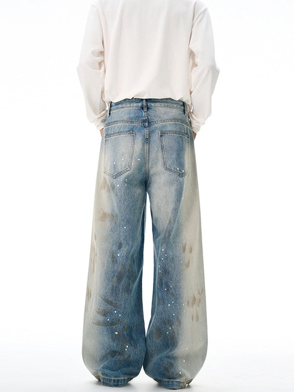 Gradient Straight-leg Jeans