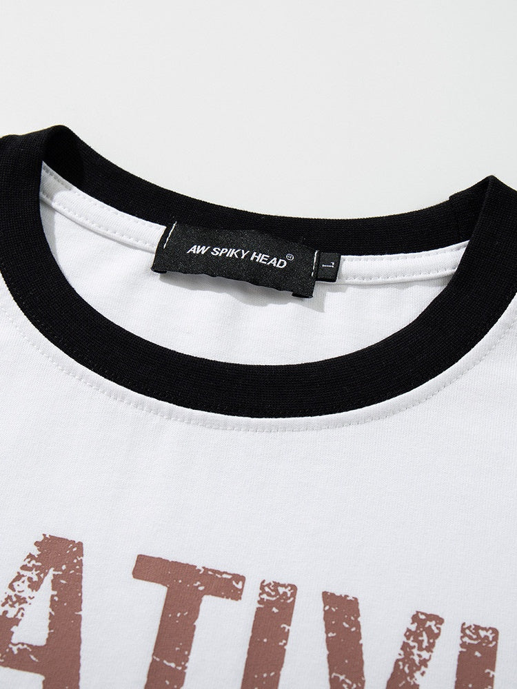 Retro Figure Printed Loose-fit T-shirts