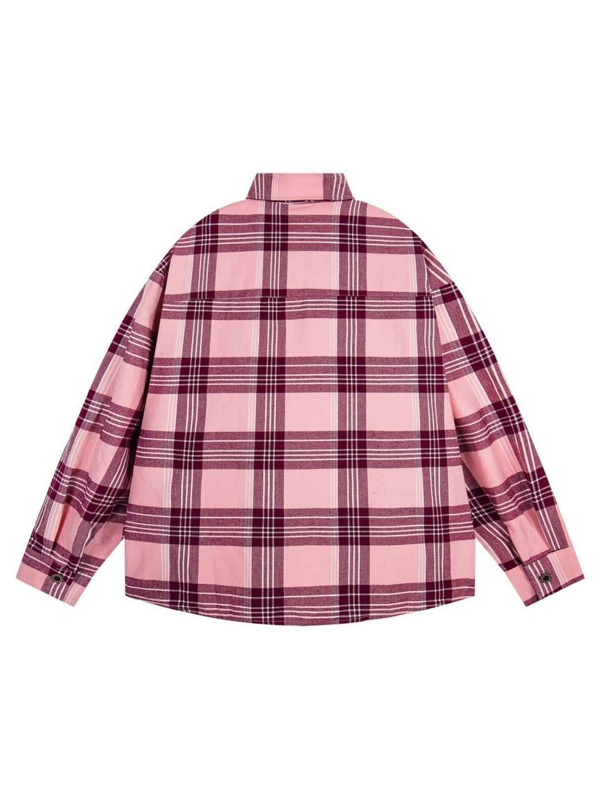 Liber Autumn Neutral wear Tie Plaid Shirts