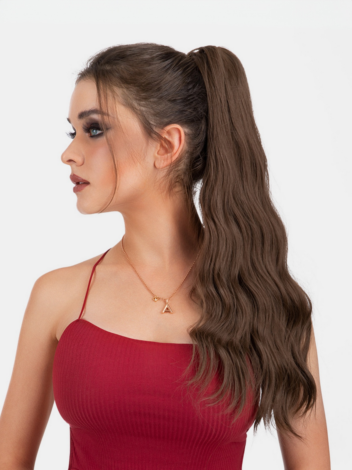 Big Wavy Ponytail Hair Extension Wig