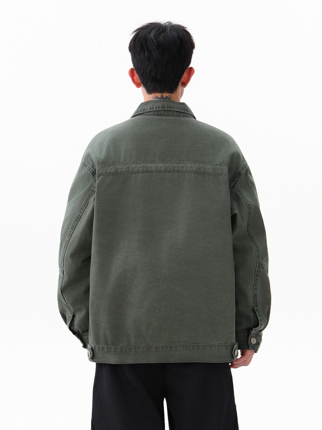 Retro Martin Beaded Canvas Washing Work Jacket