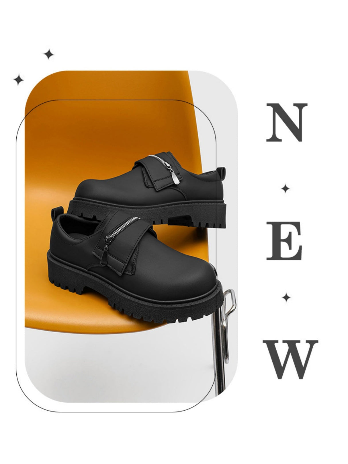 Matte Black Derby Shoes