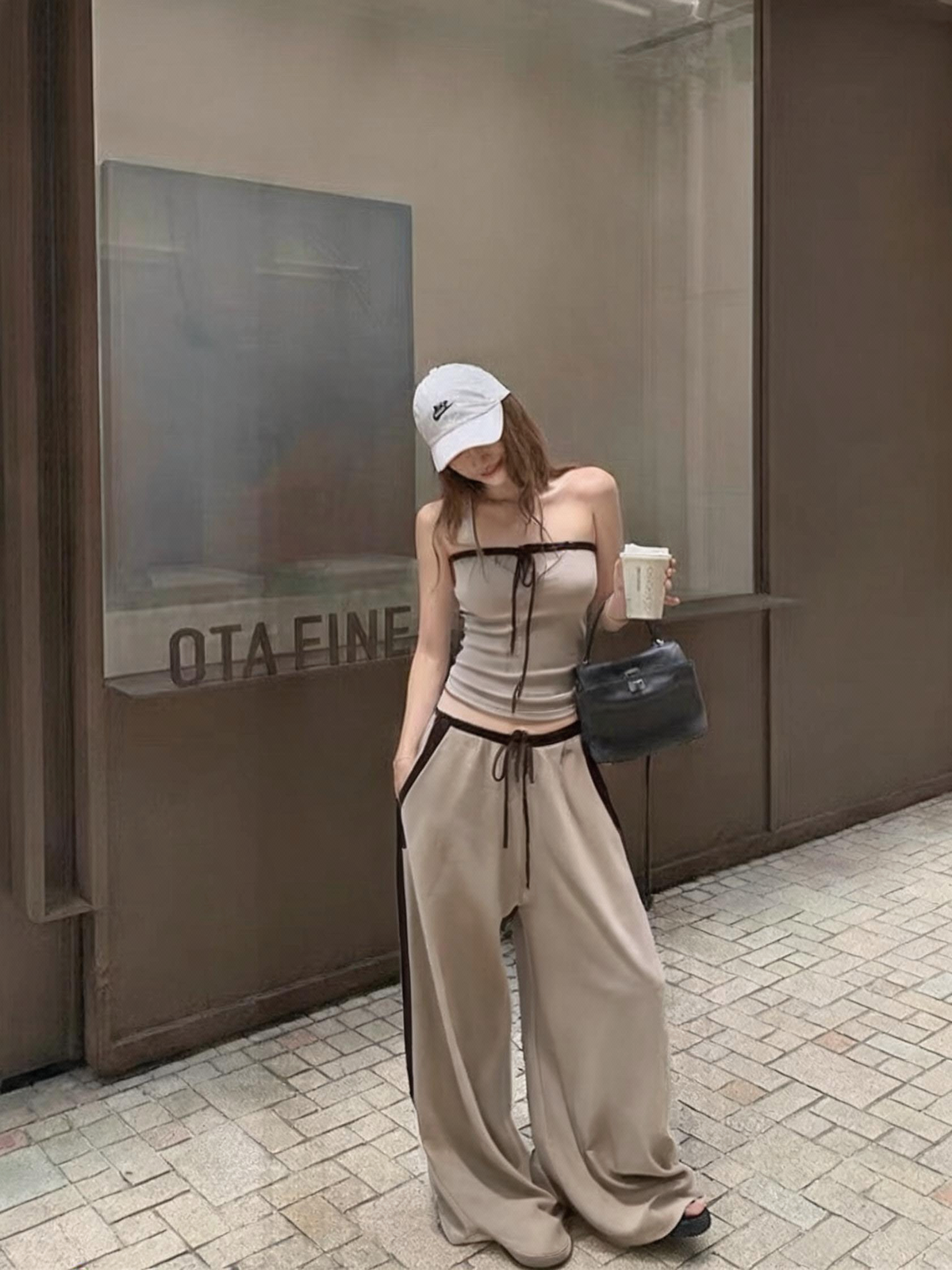 Korean Style Simple And Gentle Two-piece Set