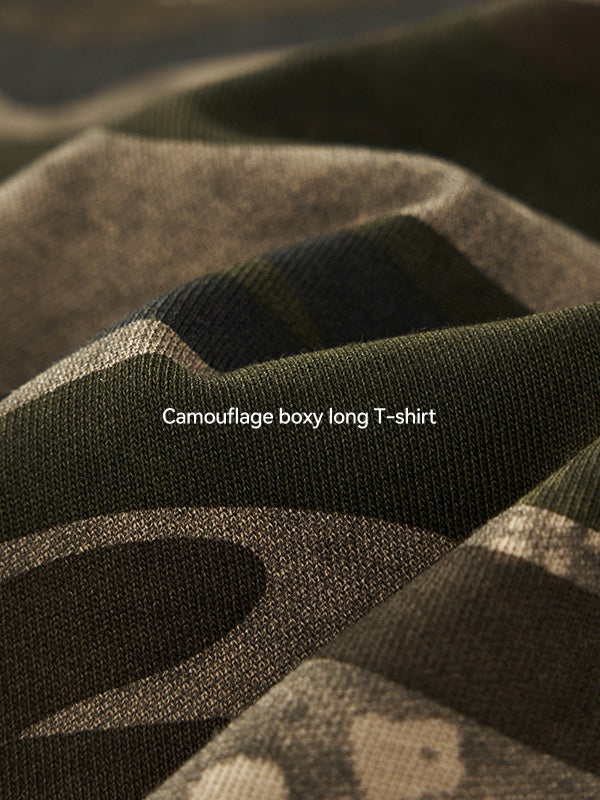 Liber Autumn Neutral wear Camouflage Camouflage T-shirts