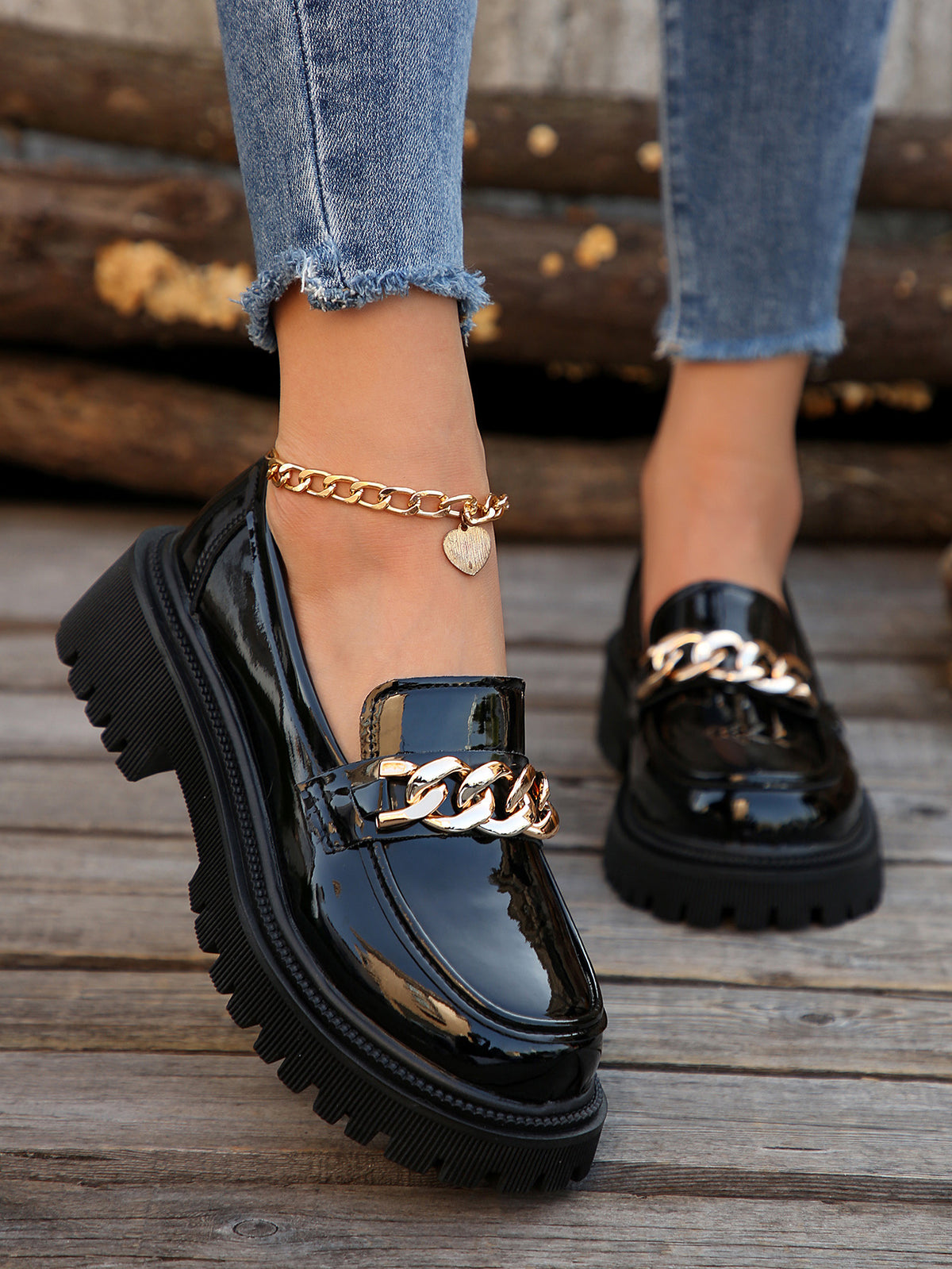 Slip-on Platform Loafers