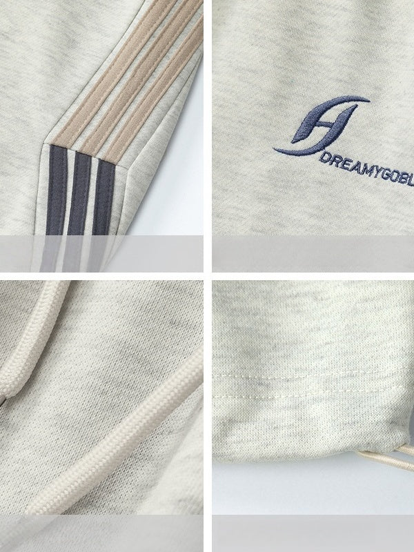 Ins Color-blocked Stripes Pants