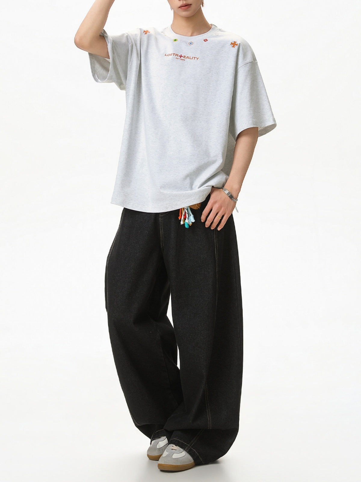 Ethnic Style Color Printed T-shirts