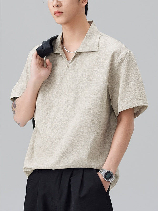 Leisure Loose-fit Retro Polo Shirts