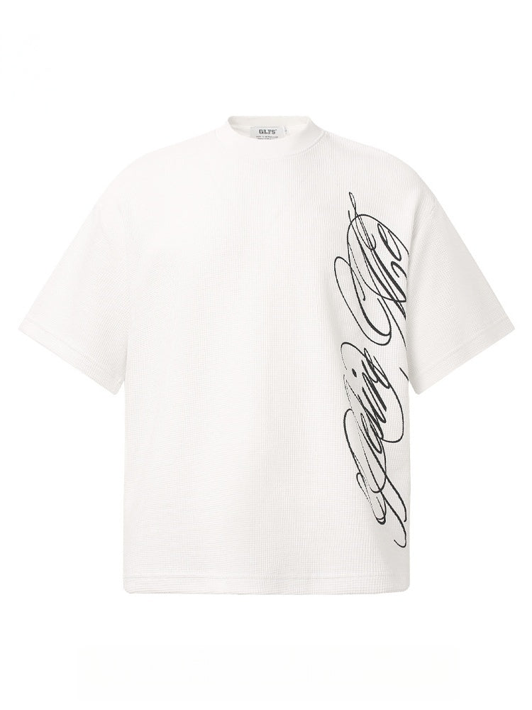 Simplicity Letter Printed T-shirts