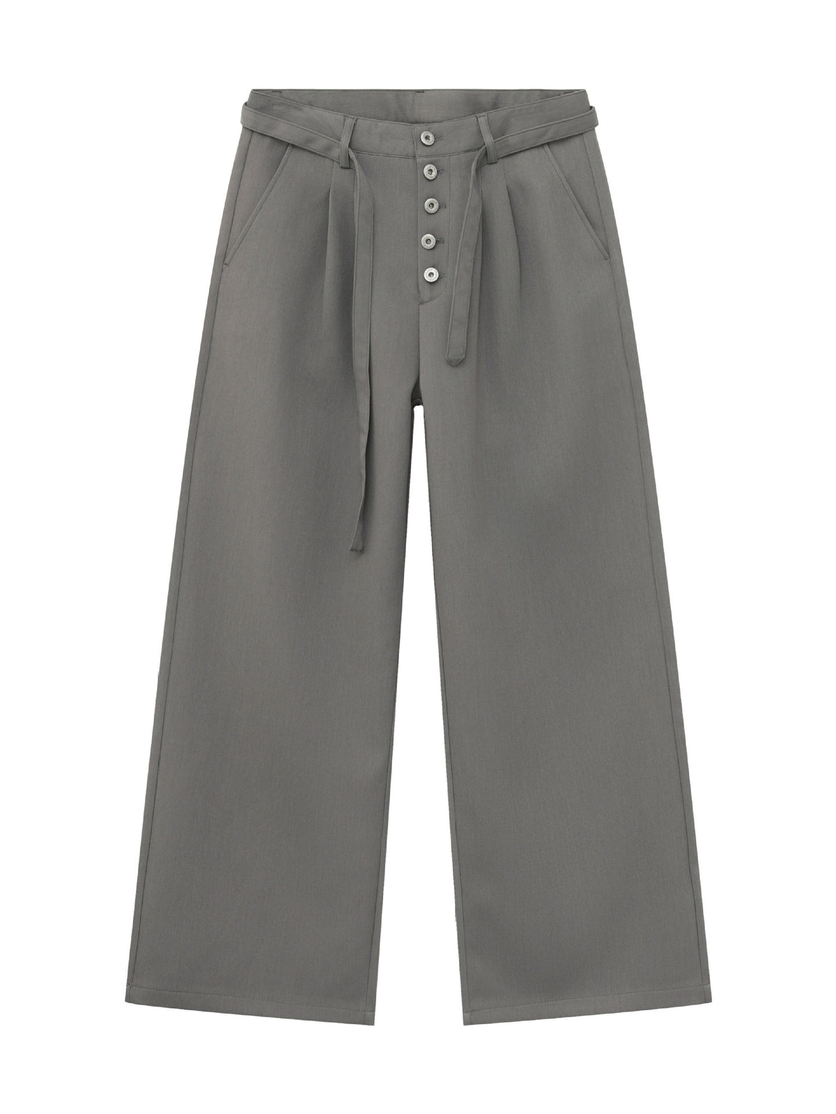 Double Pleat Loose-fit Straight-fit Dress Pants Pants