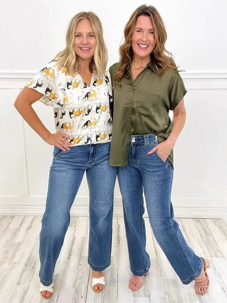 Liber Spring Women's Old Jeans