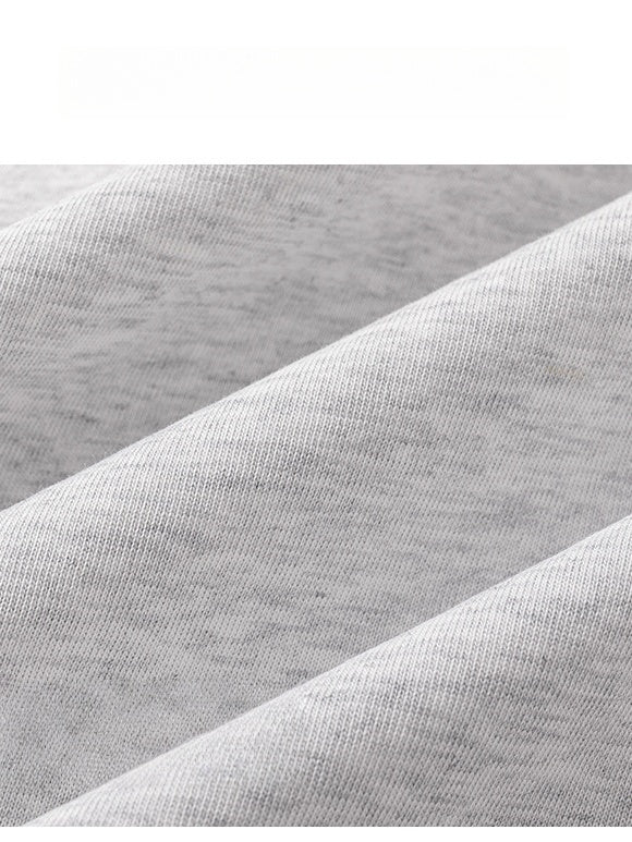 Liber Autumn Neutral wear Color matching Stripes T-shirts