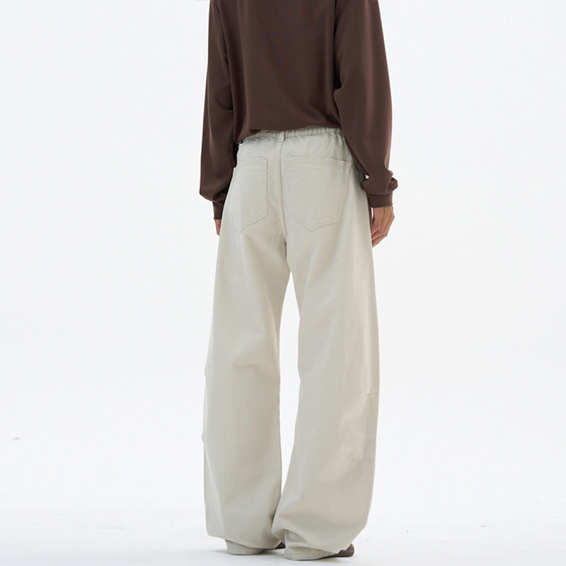 Deconstruction Machete Loose Silhouette Vintage Floor-length Pants