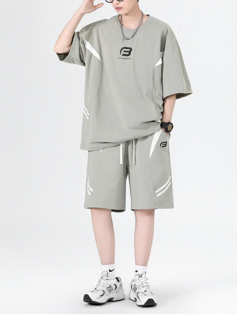 Leisure Loose-fit Sports 2-piece Sets Set