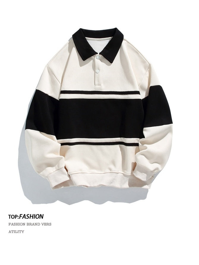 Polos à rayures amples