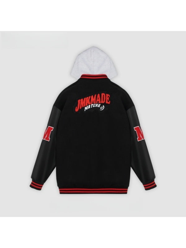 Liber Autumn Neutral wear Pocket decoration Letter Jackets