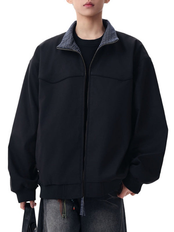 Cleanfit Plaid Patchwork Jackets