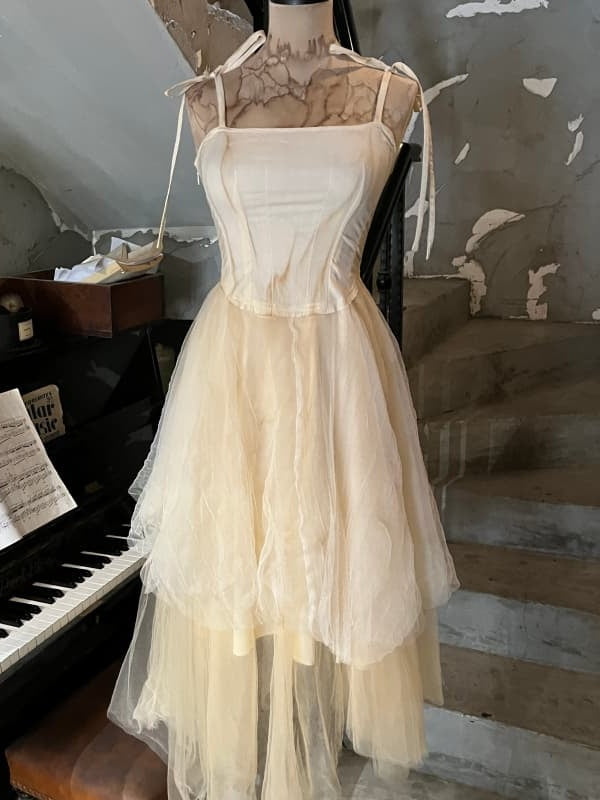 Xiomara 1.1 Spaghetti Strap Tulle Dress