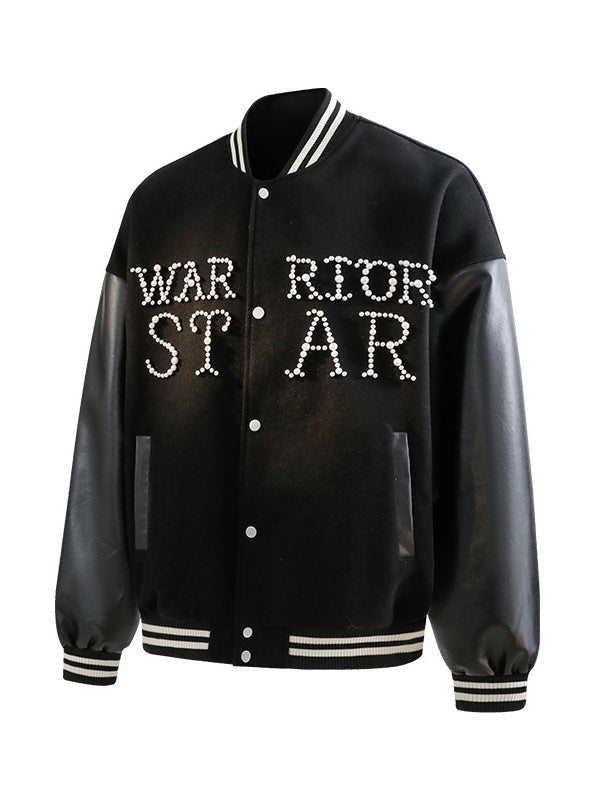 Liber Autumn Neutral wear Beading Color matching Jackets