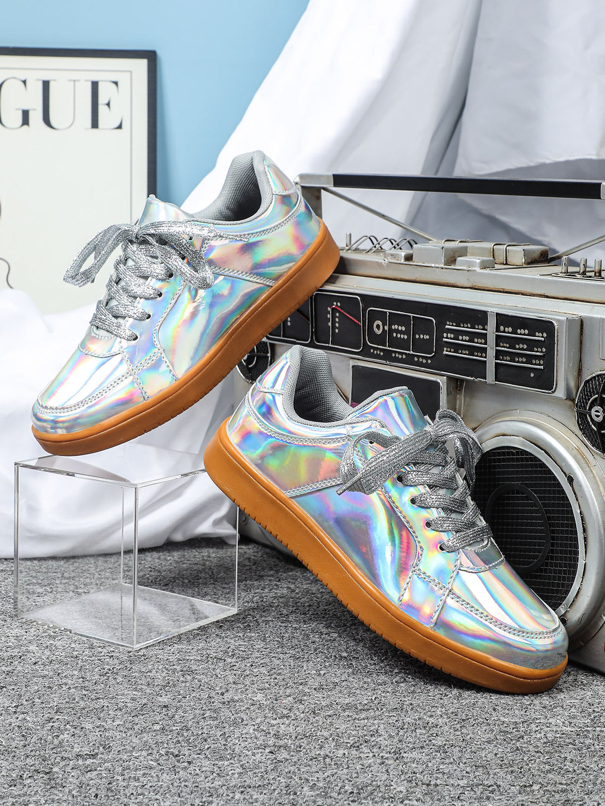 Sequined Women's Sneakers