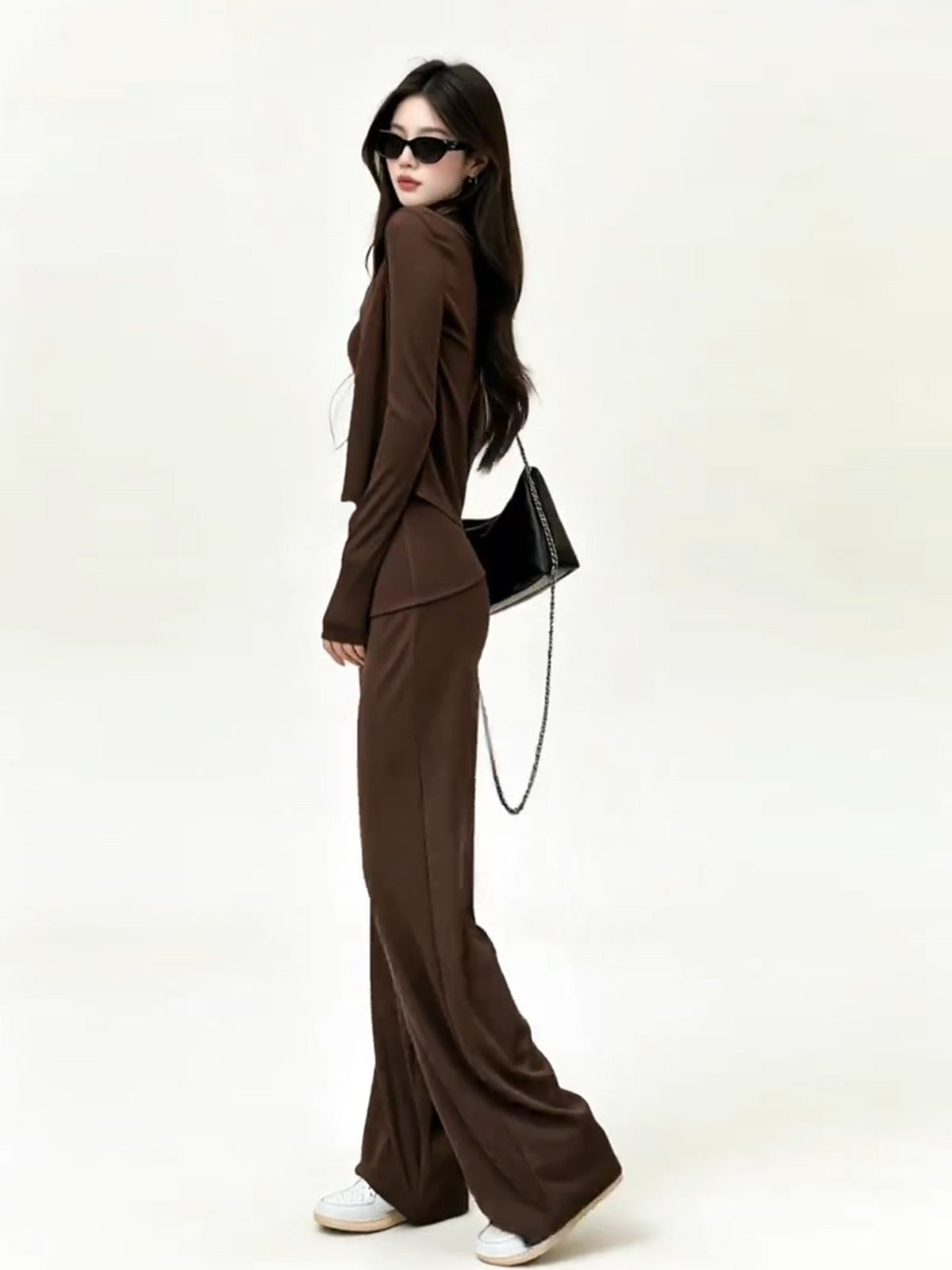 Korean-style Sexy Casual Sportswear Set