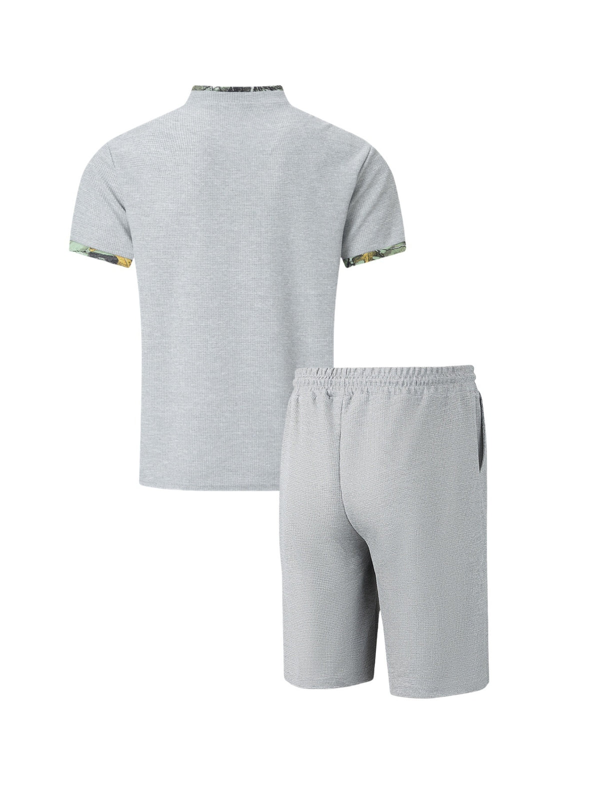 Solid Color Leisure 2-piece Sets Set