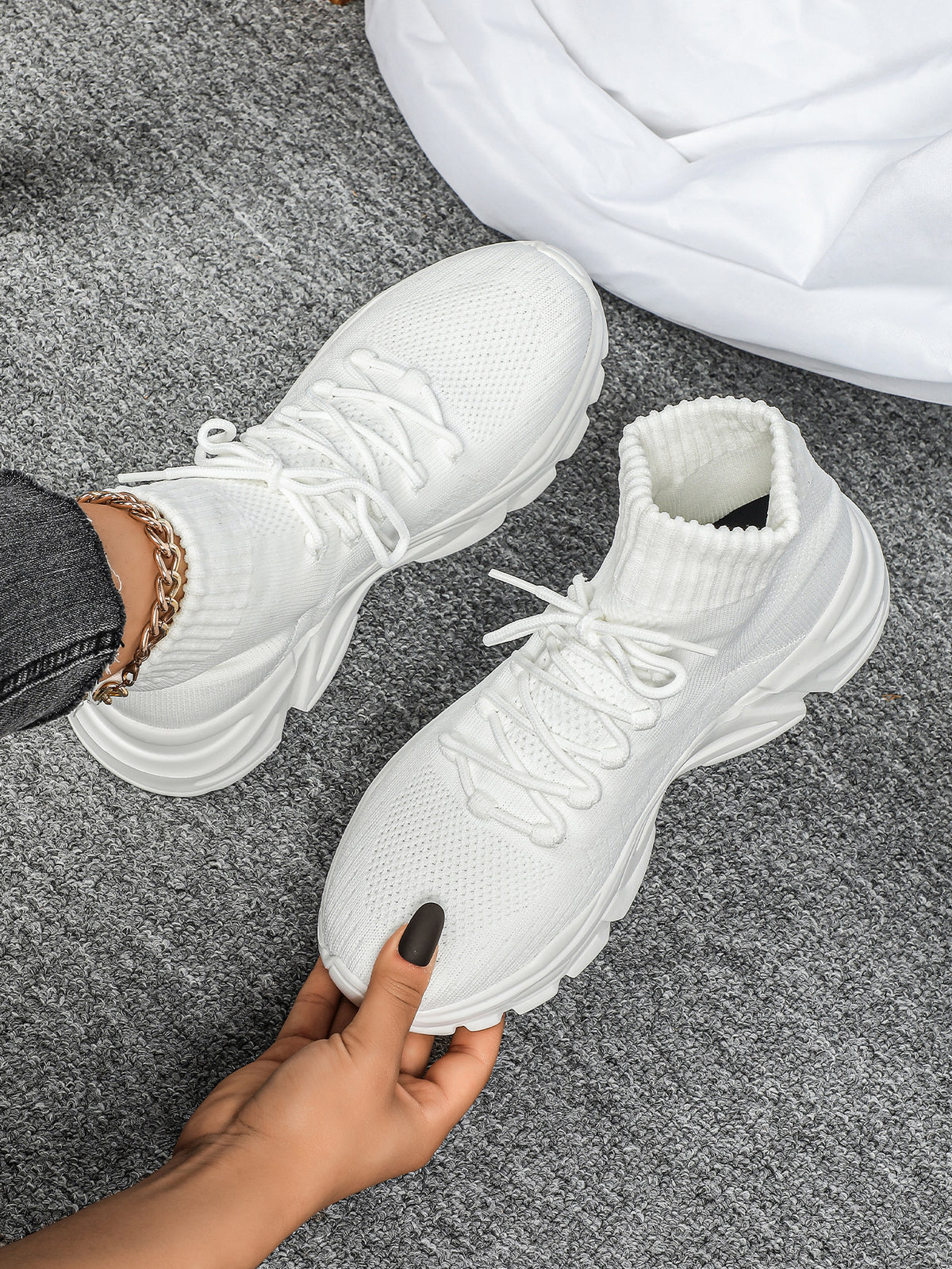 High-top Platform Women's Casual Sneakers